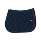 GEM - Tapis de selle Essentiel marine/ logo bordeaux
