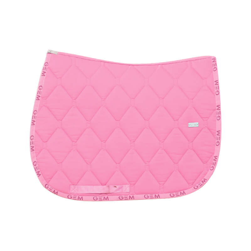 GEM - Tapis de selle Love rose pailleté