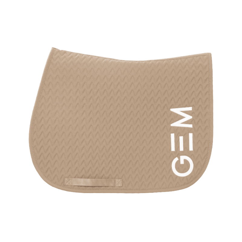 GEM - Tapis de selle Ten latte