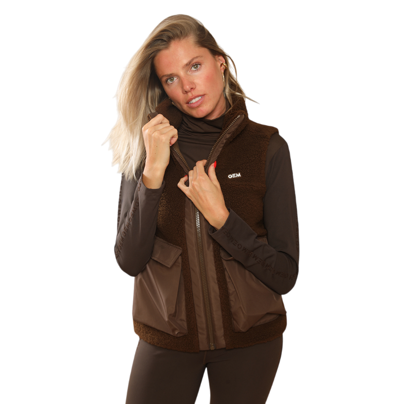 GEM - Veste femme Charlie chocolat