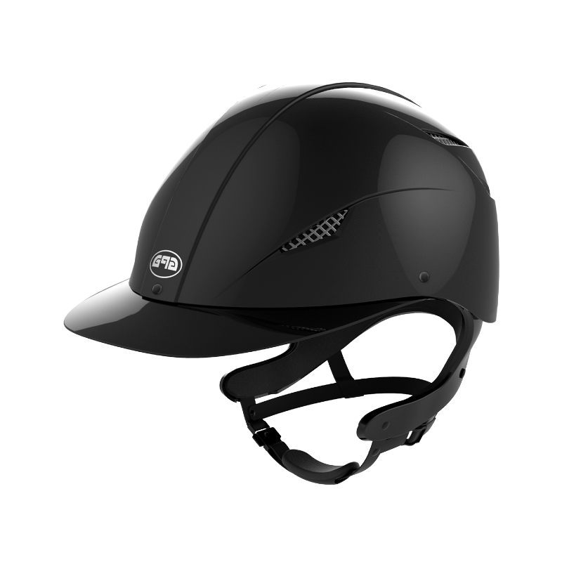GPA - Casque d'équitation Easy EVO TLS black shiny