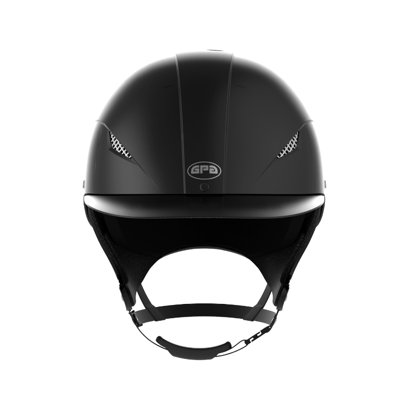 GPA - Casque d'équitation Easy EVO TLS black matt