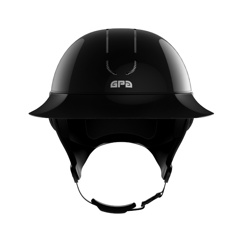 GPA - Casque d'équitation First Lady TLS Global shiny black/ grey