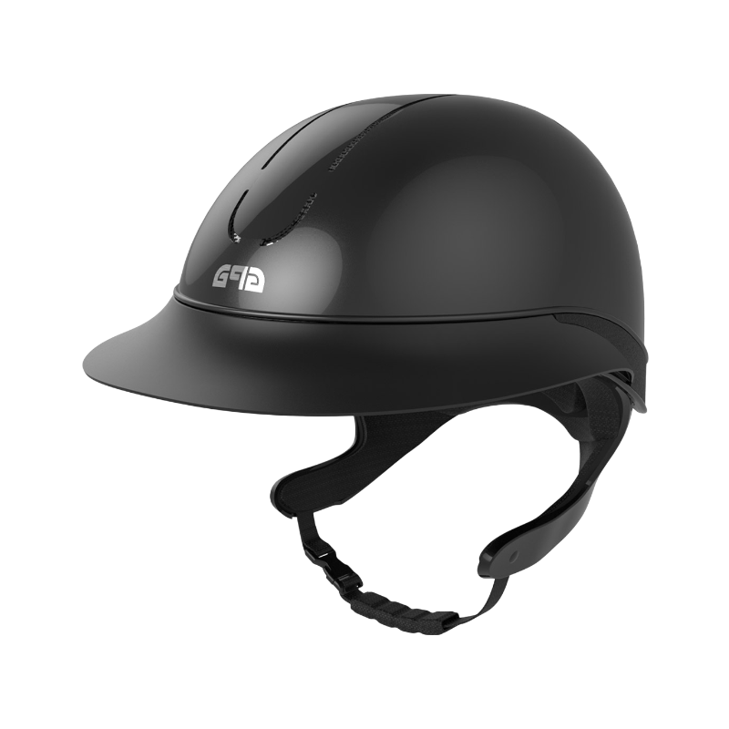 GPA - Casque d'équitation Global Dual EVO TLS shiny/ visière matt black