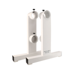 Grooming Deluxe - Cavaletti T-vorm aluminium wit (x2) | - Ohlala
