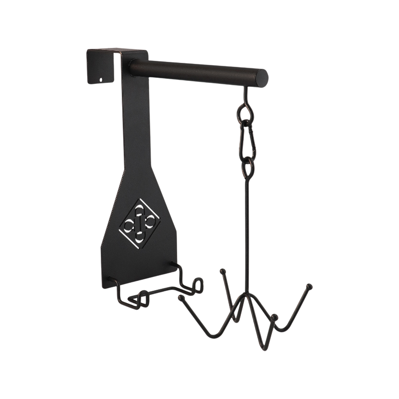 Grooming Deluxe - Crochet porte-bridon 4 branches noir