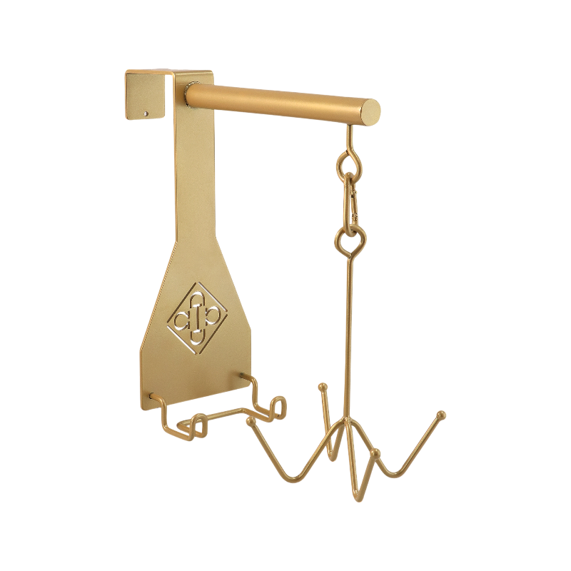 Grooming Deluxe - Crochet porte-bridon 4 branches or