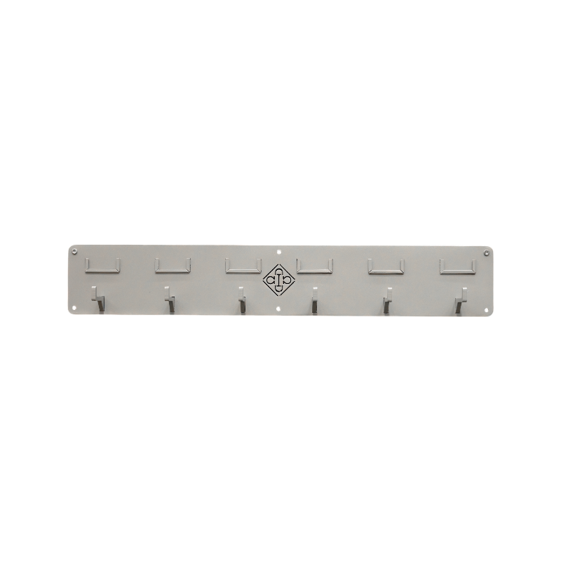 Grooming Deluxe - Porte-bridon 6 crochets et porte-nom argent