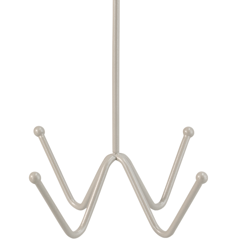 Grooming Deluxe - Porte-bridon mural 4 branches argent