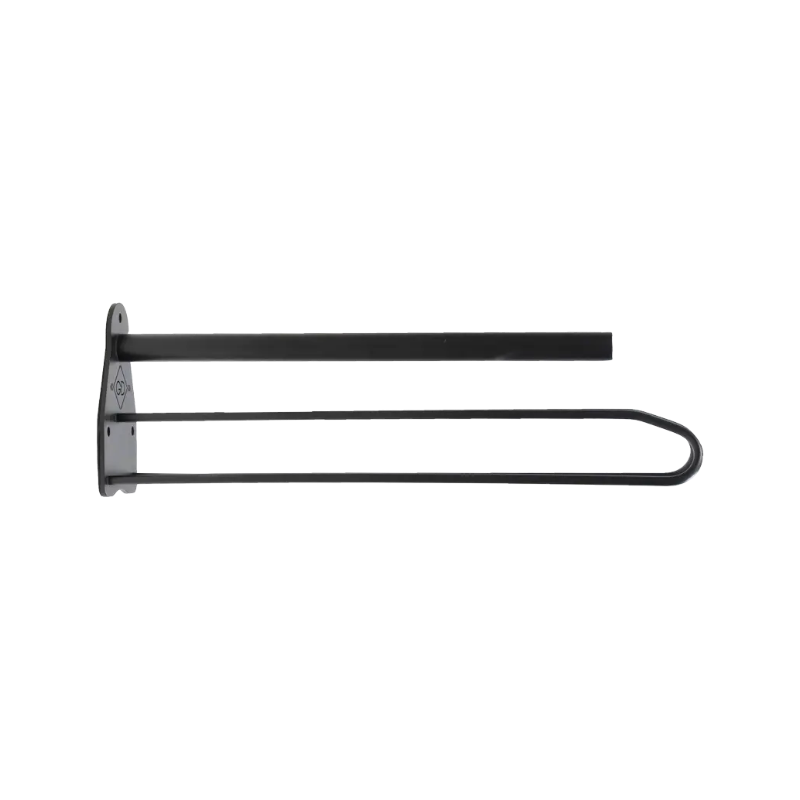 Grooming Deluxe - Porte-selle avec support tapis métal noir