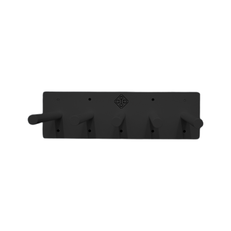 Grooming Deluxe - Porte-tapis 5 pièces noir