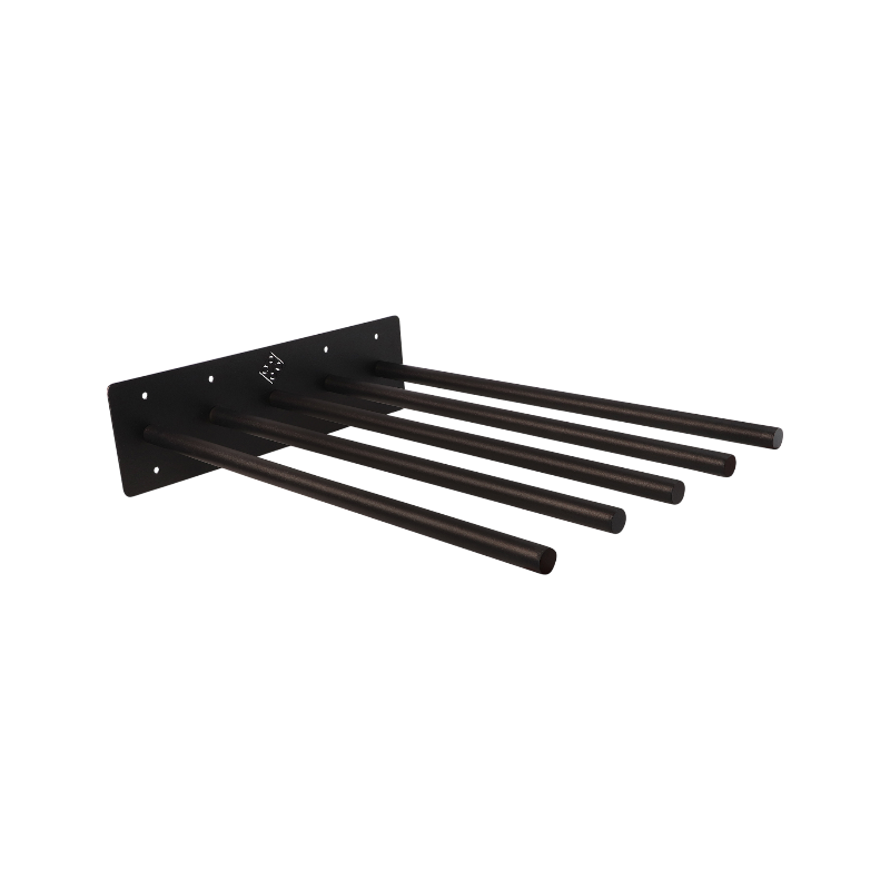 Grooming Deluxe - Porte-tapis 5 pièces noir