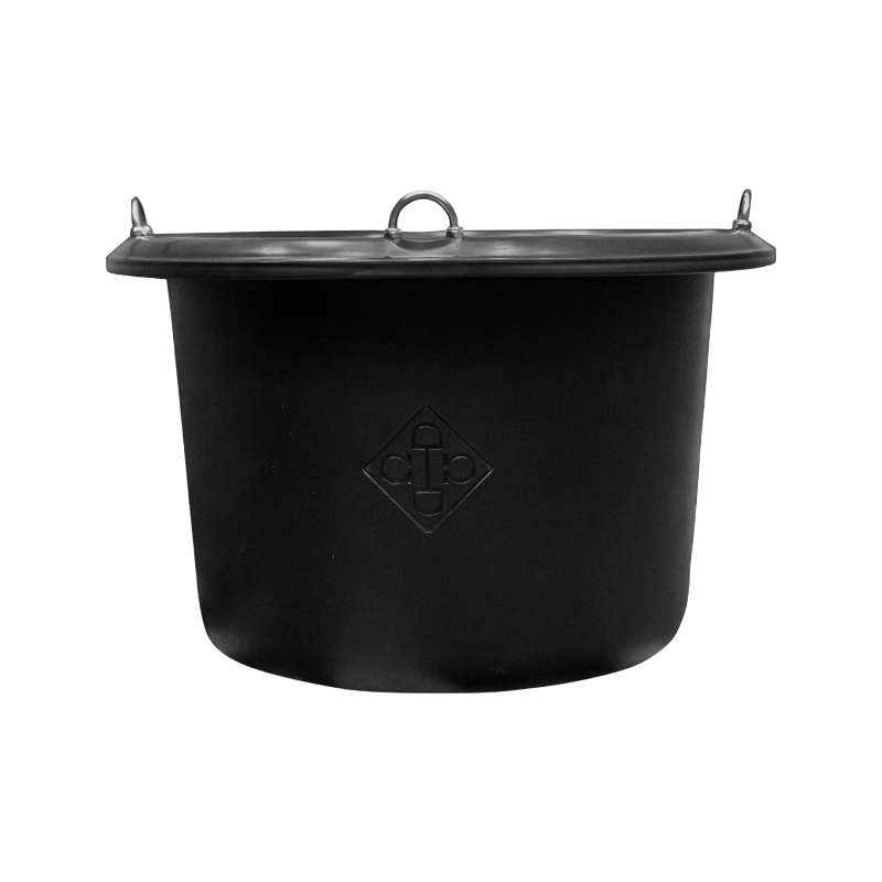 Grooming Deluxe - Seau d'alimentation noir 25 L