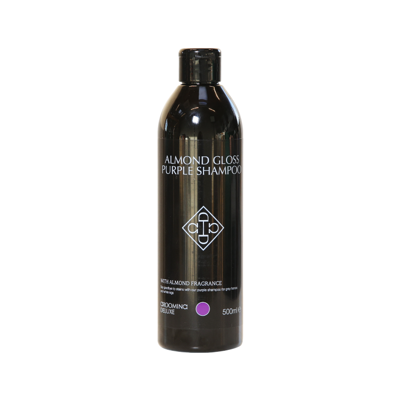 Grooming Deluxe - Shampoing violet pour chevaux gris et blancs
