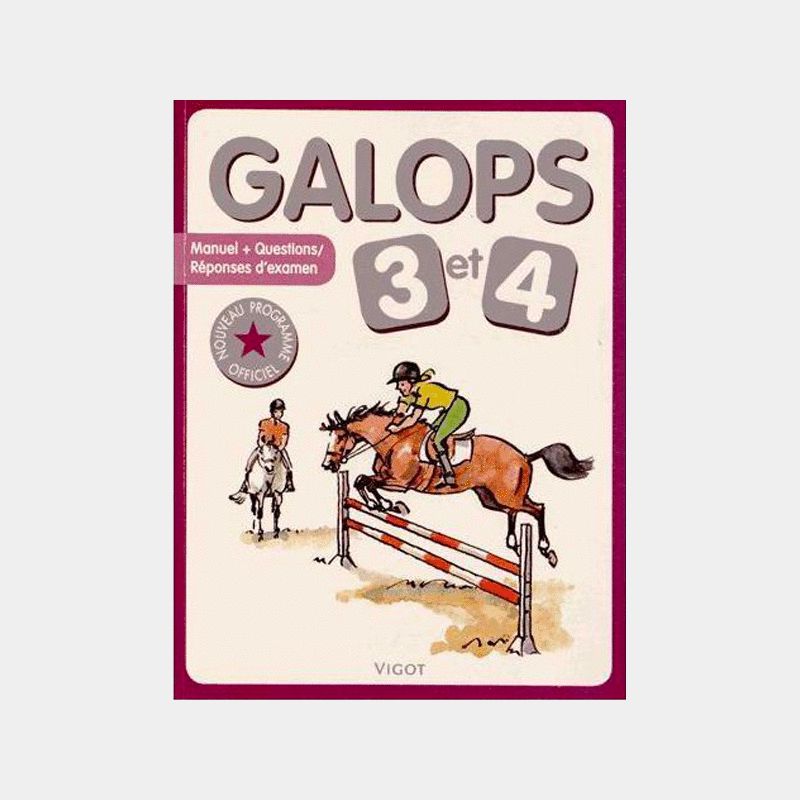 Vigot - Livre "Galops 3 et 4" | - Ohlala