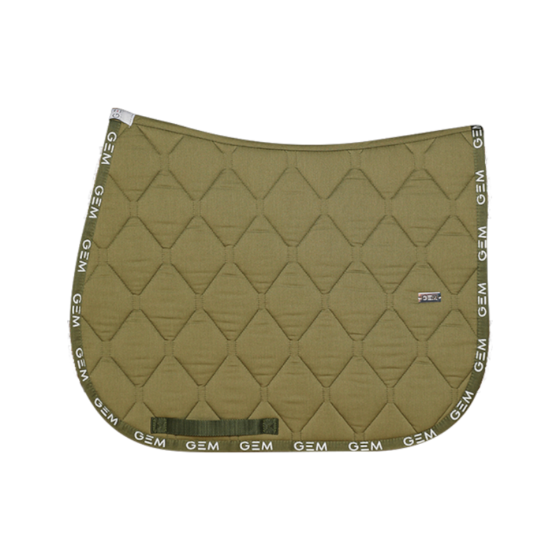 GEM - Tapis de selle Love kaki