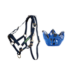 Greenguard - Therapeutische mand en halster set blauw | - Ohlala