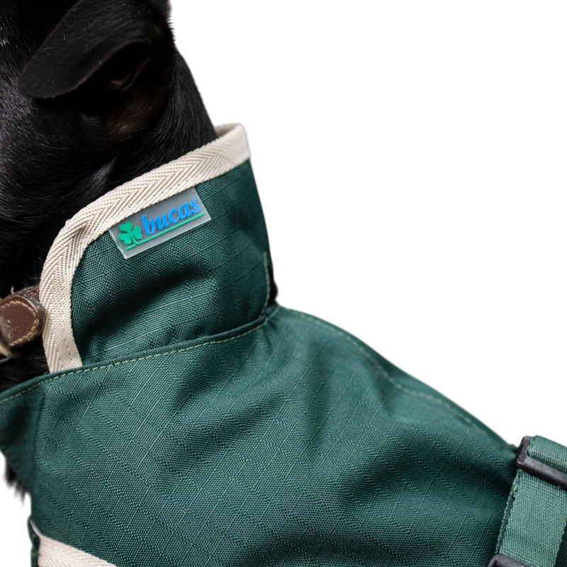 Bucas - Couverture pour chien Greenline vert/ crème