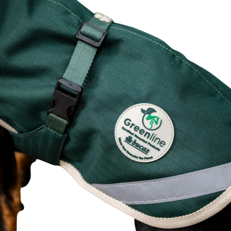 Bucas - Couverture pour chien Greenline vert/ crème