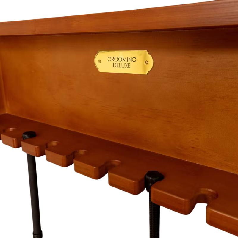 Grooming Deluxe - Porte-cravaches droit en bois