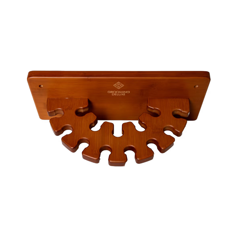 Grooming Deluxe - Porte-cravaches rond en bois