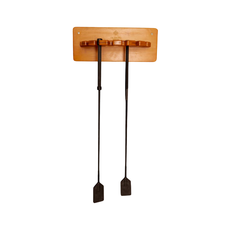Grooming Deluxe - Porte-cravaches rond en bois