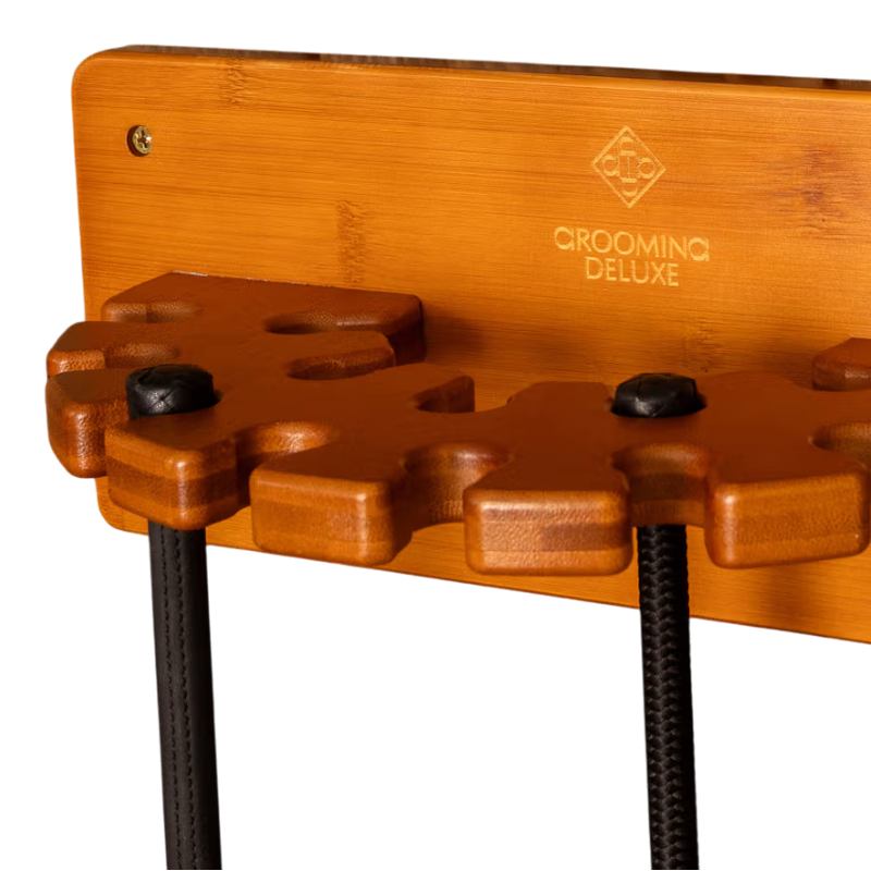 Grooming Deluxe - Porte-cravaches rond en bois