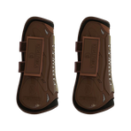 Kentucky Horsewear - Open beenbeschermers velcro bruin | - Ohlala