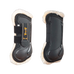 TdeT - Open Design beenbeschermers met zwarte schapenvacht voering x2 | - Ohlala