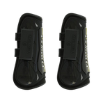Kentucky Horsewear - Guêtres ouvertes velcro noir | - Ohlala