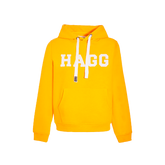 Hagg - Sweat hoodie à capuche jaune | - Ohlala
