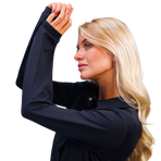 Harcour - Dames blouse lange mouwen Sharly zwart | - Ohlala