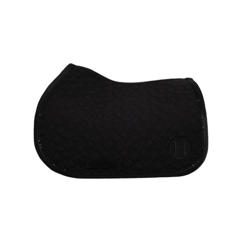 Harcour - Tapis de selle Saphir noir