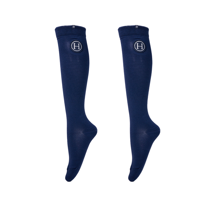 Harcour - Chaussettes d'équitation Sorel jouy/ sable/ marine (x3) | - Ohlala