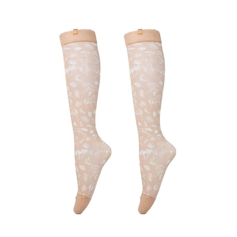 Harcour - Chaussettes d'équitation Sorel jouy/ sable/ rose (x3) | - Ohlala