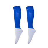 Harcour - Chaussettes d'équitation Vaya bleu électrique (x2) | - Ohlala