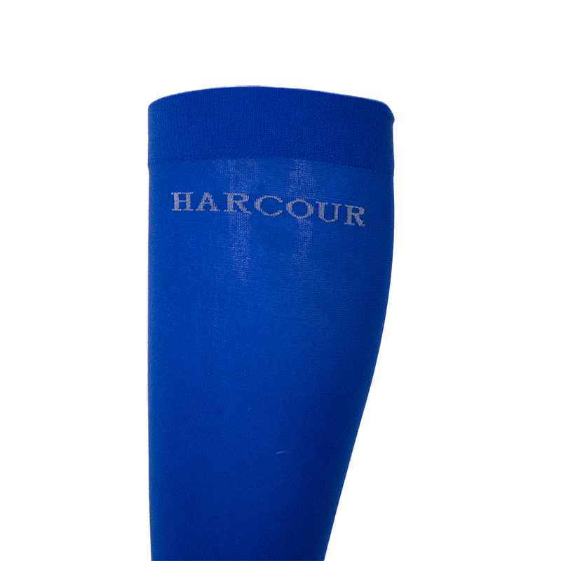 Harcour - Chaussettes d'équitation Vaya bleu électrique (x2) | - Ohlala
