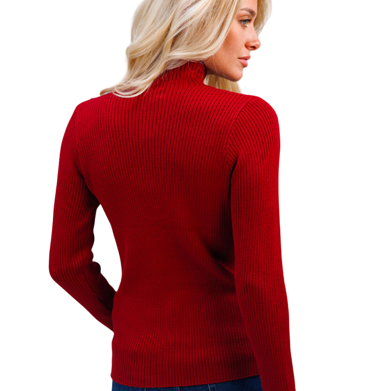 Harcour - Pull femme Swambi rouge rubis