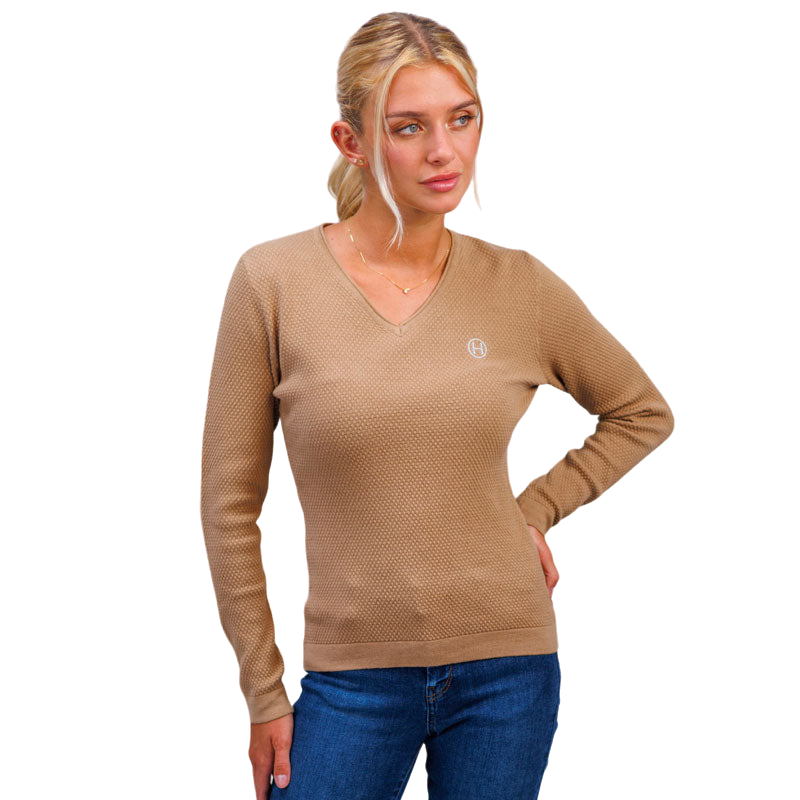 Harcour - Pull femme Toulon camel