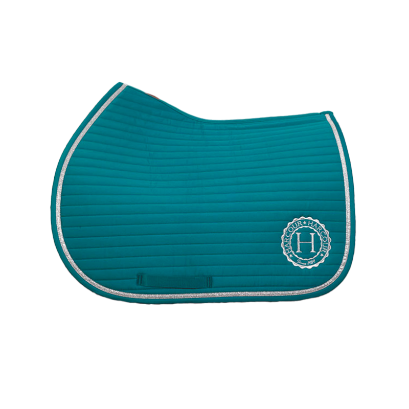 Harcour - Tapis de selle Karembar bleu canard