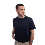 Harcour - Heren T-shirt korte mouwen Tio marine | - Ohlala