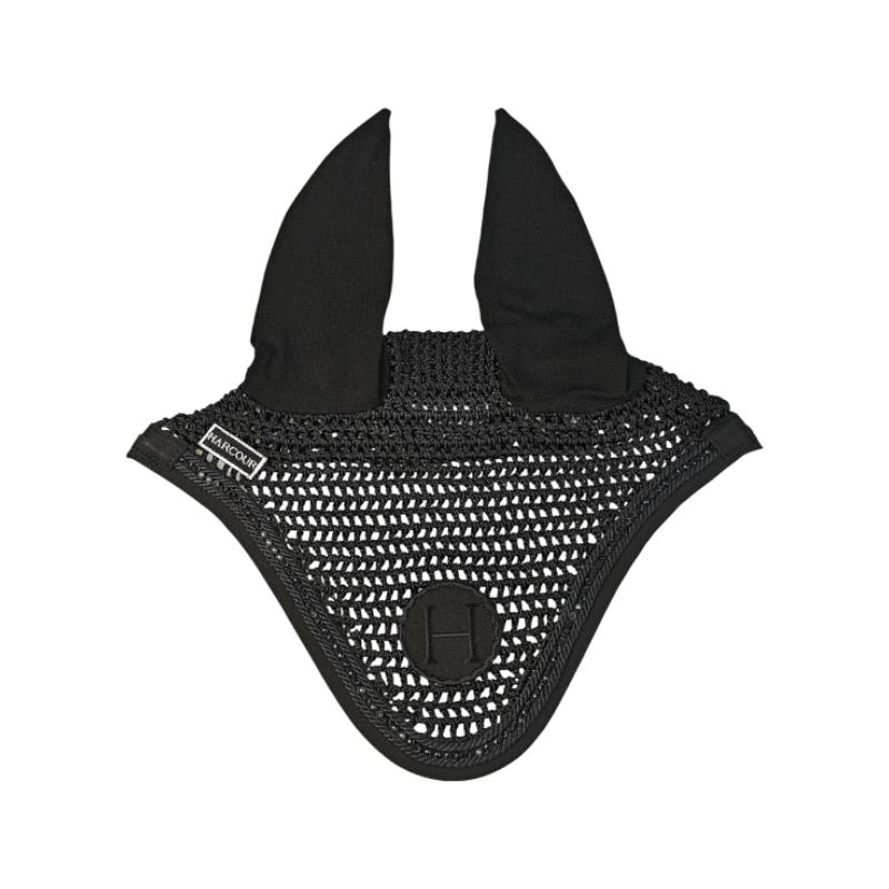 Harcour - Bonnet pour chevaux Fablir Noir