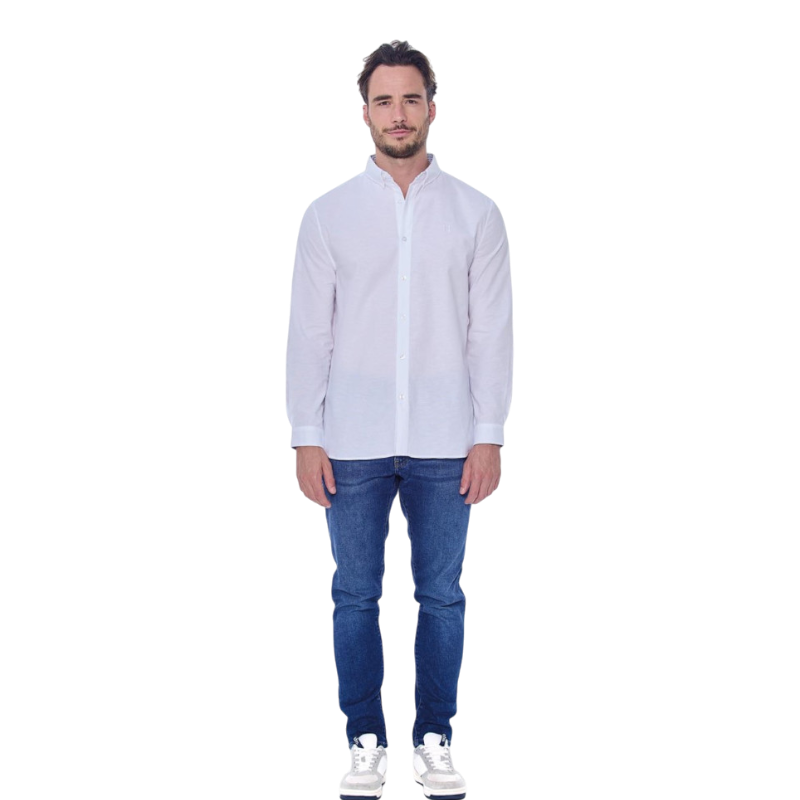 Harcour - Chemise manches longues homme Shyro blanc