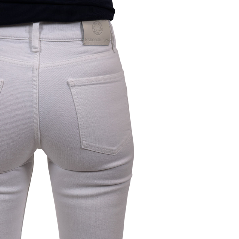 Harcour - Jean mom femme Juliette blanc
