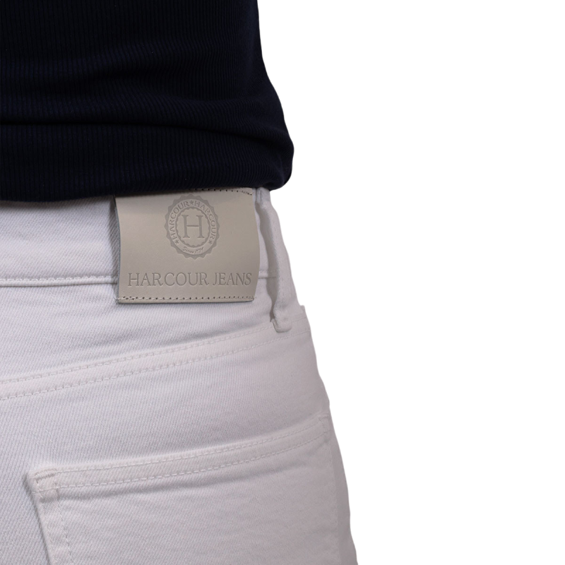 Harcour - Jean mom femme Juliette blanc