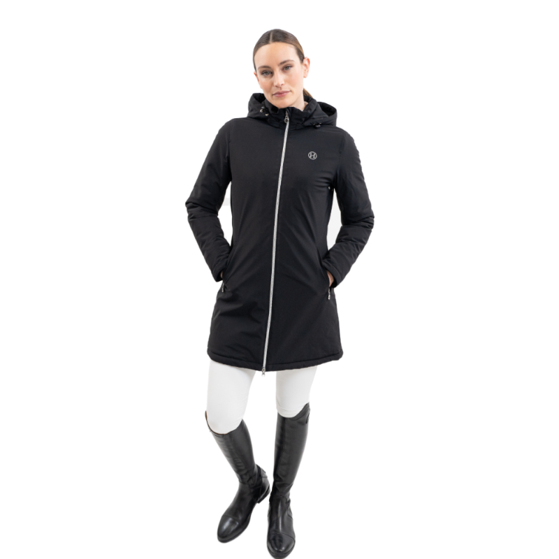 Harcour - Parka longue femme Robertah noir