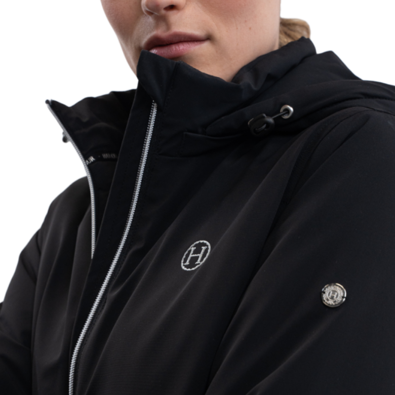 Harcour - Parka longue femme Robertah noir