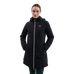 Harcour - Lange parka dames Robertah zwart | - Ohlala