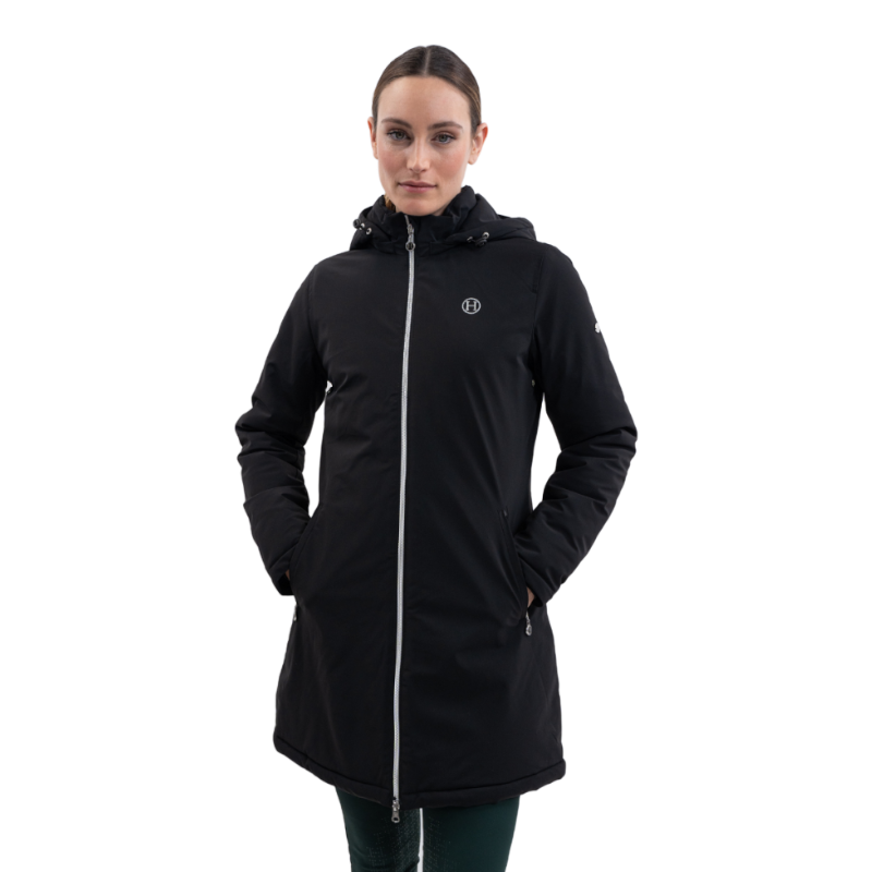 Harcour - Parka longue femme Robertah noir