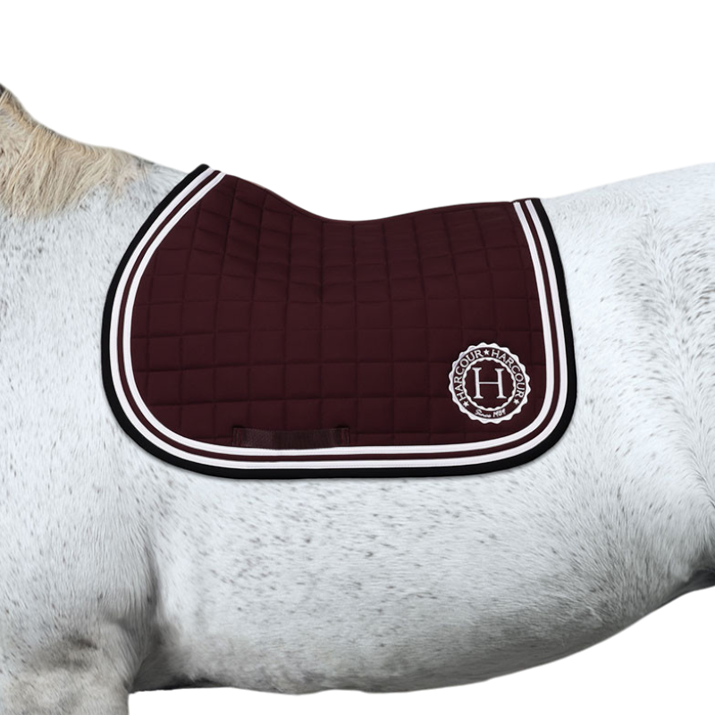Harcour - Tapis de selle Soft aubergine